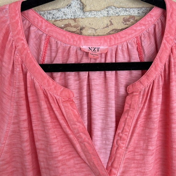 NIC + ZOE NZT Coral Short Sleeve Top - Picture 2 of 4